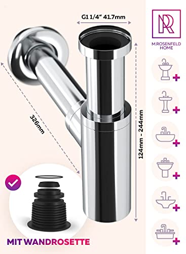m-rosenfeld-home-siphon-waschbecken-schwarz-matt-1-1-4-zoll image 2