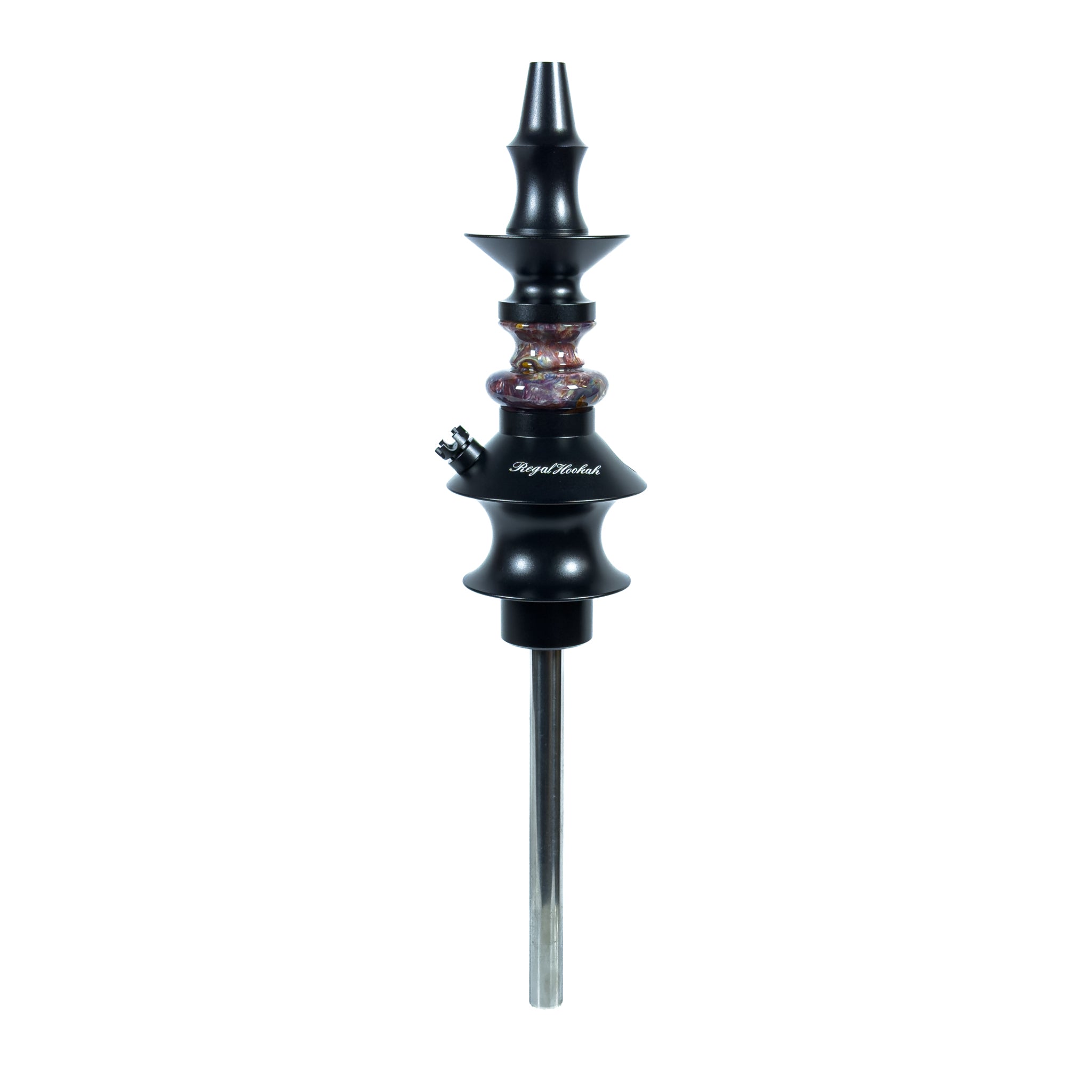 regal-hookah-pawn-epoxy-purple-shisha-lila-glanz-kompakt image 1