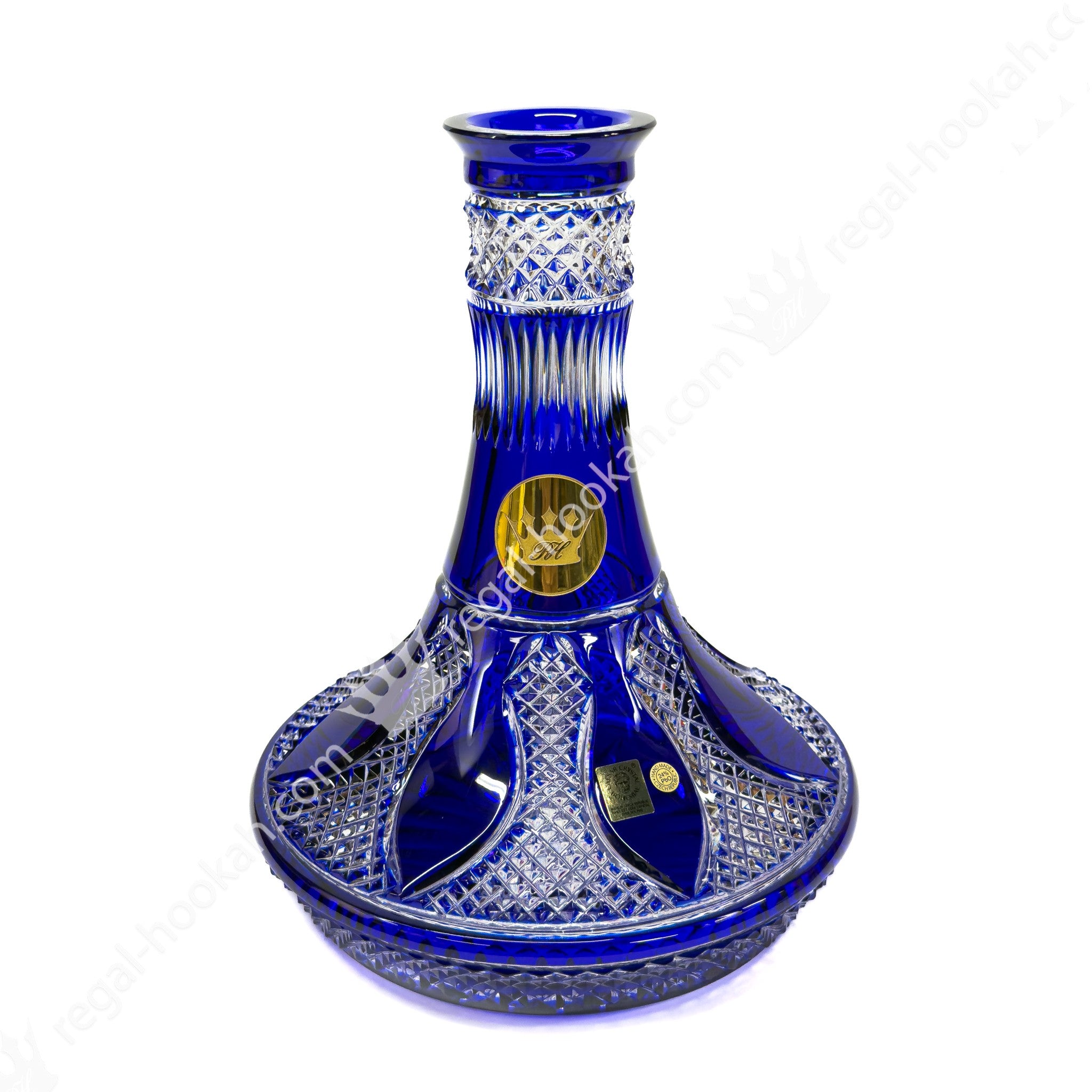 caesar-crystal-regal-blue-gold-glas-bowl-blau-gold image 1