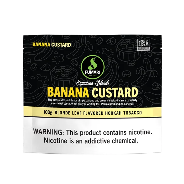 fumari-banana-custard-shisha-tabak-100g-banane-dessert image 1