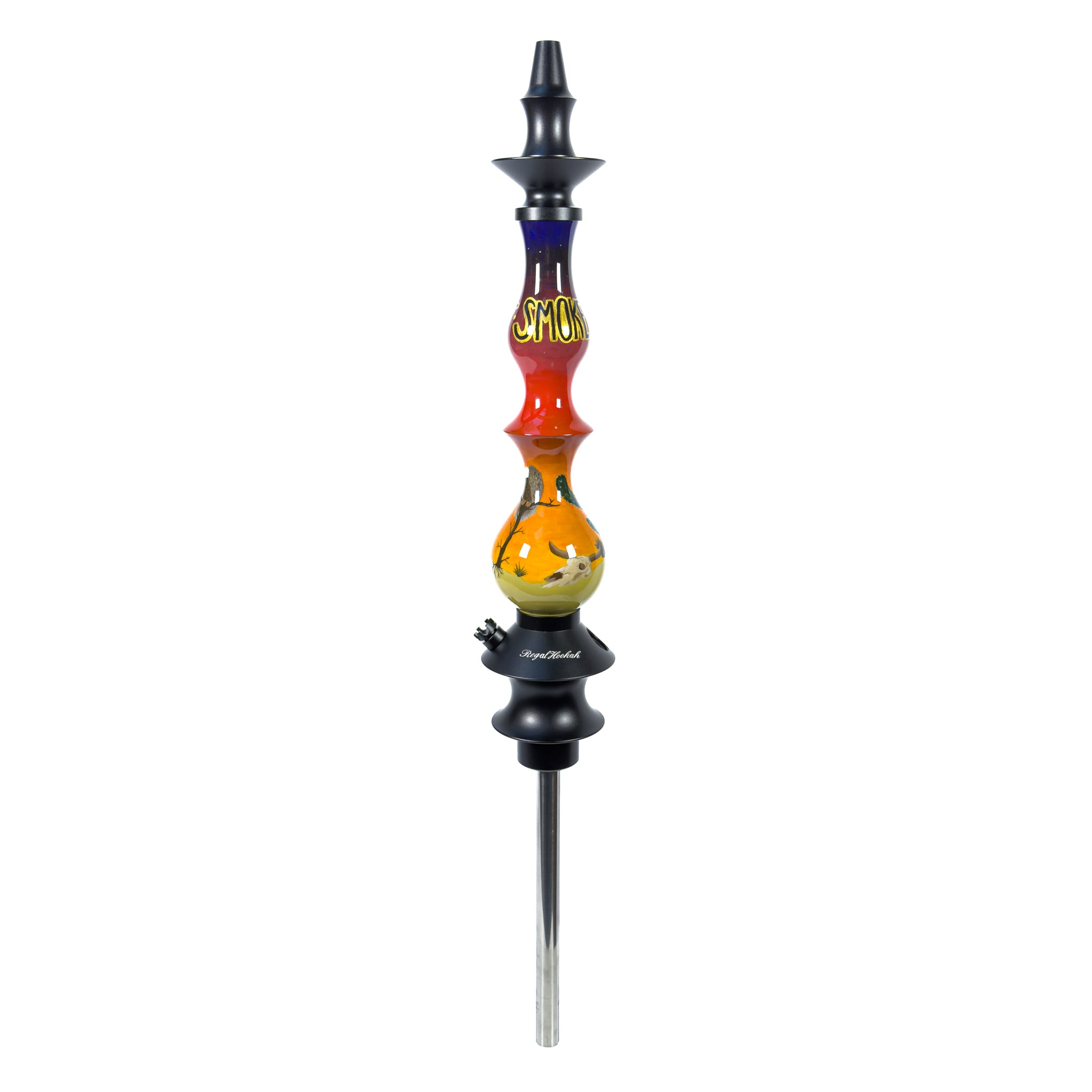 regal-queen-smoke-sunset-shisha-farbverlauf-smoke-schriftzug image 1