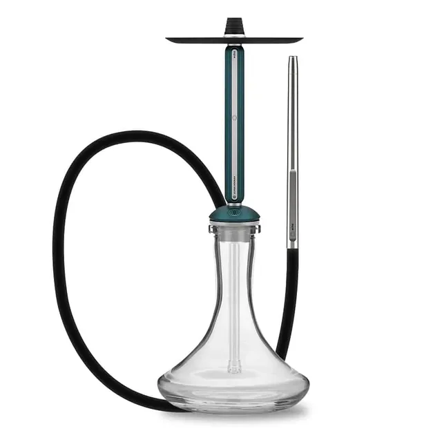 alpha-hookah-echo-shisha-emerald-green-edelstahl image 1