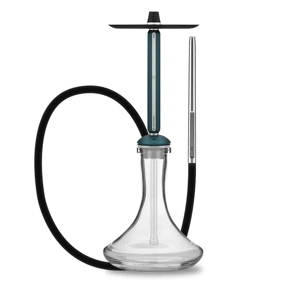 alpha-hookah-echo-shisha-emerald-green-edelstahl image 1