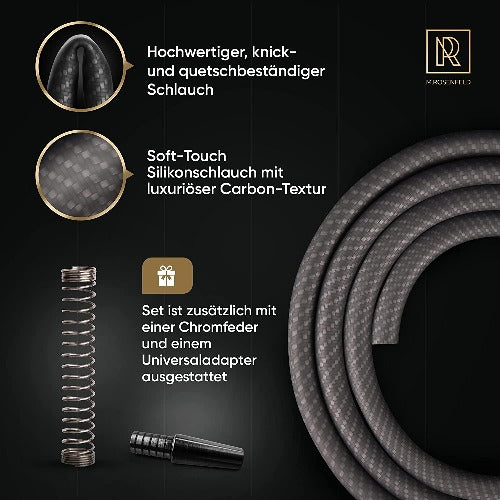 m-rosenfeld-crystal-stick-shisha-schlauch-carbon-150cm image 2