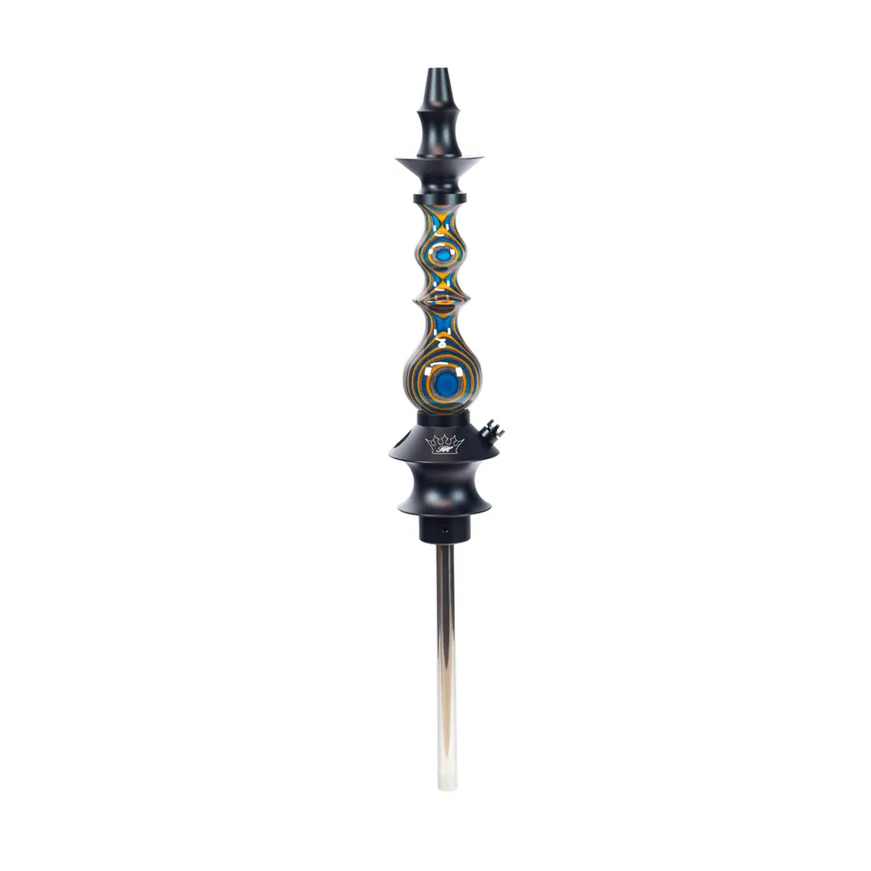 regal-mini-queen-dw-aqua-fire-shisha-blau-orange-grau image 1