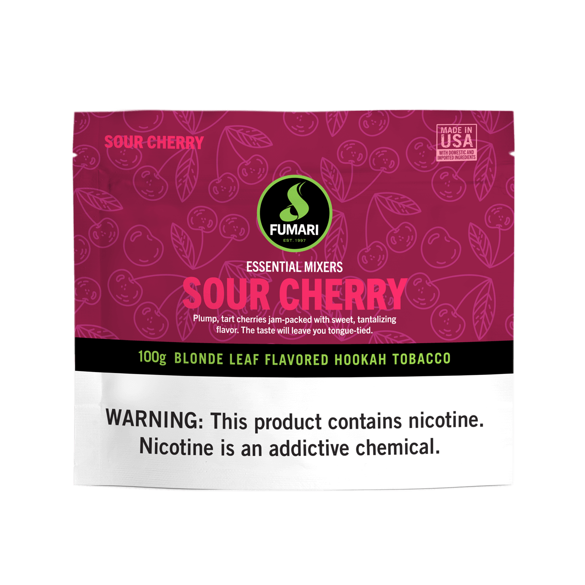 fumari-sour-cherry-shisha-tabak-100g-sauerkirsche image 1