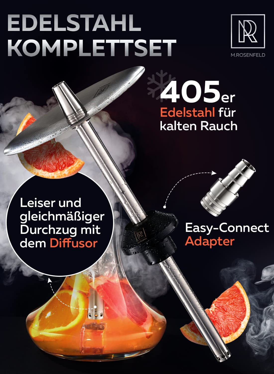 m-rosenfeld-shisha-sss-komplettset-edelstahl-klein image 5