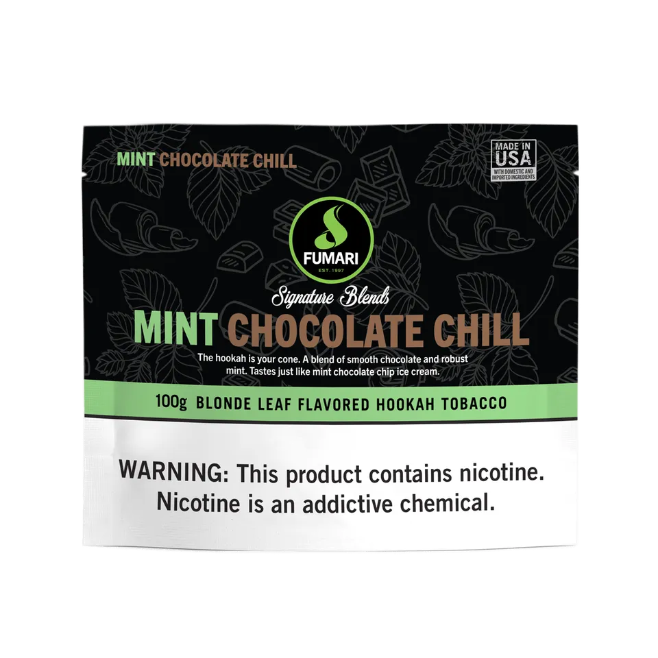 fumari-mint-chocolate-chill-shisha-tabak-100g-schoko-minze image 1
