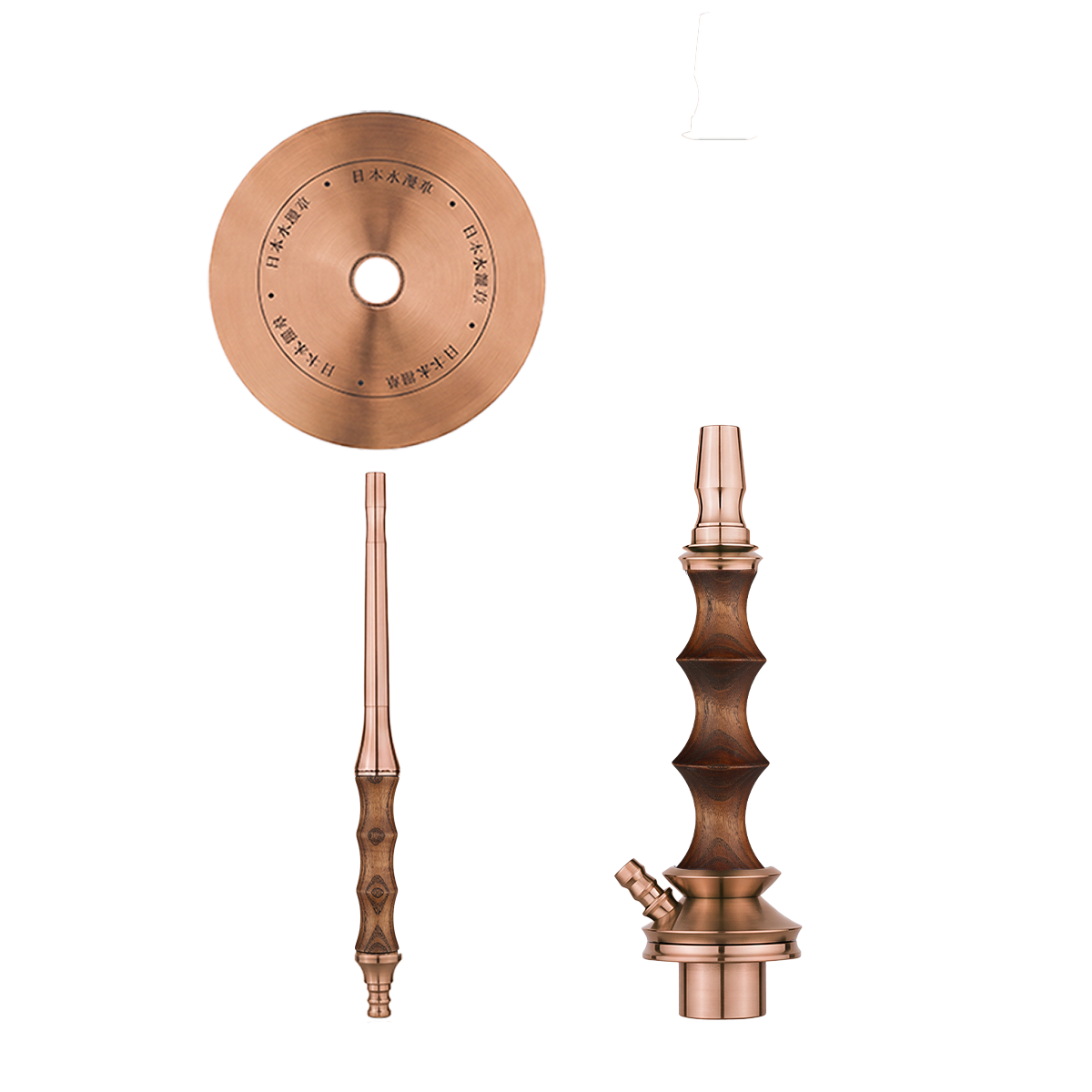 japona-satoshi-bronze-shisha-46-cm-komplettset-gold image 1