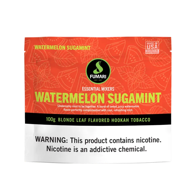 fumari-watermelon-sugamint-shisha-tabak-100g-wassermelone-minze image 1