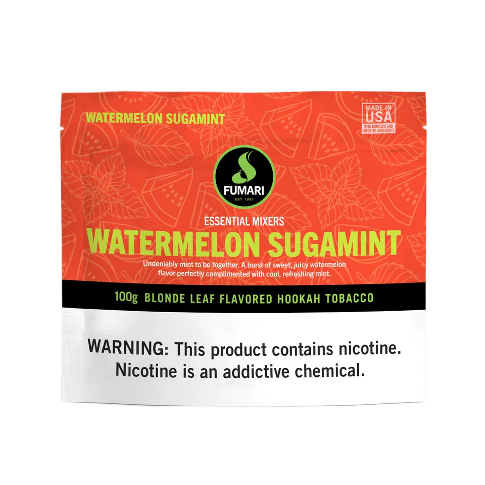 fumari-watermelon-sugamint-shisha-tabak-100g-wassermelone-minze image 1
