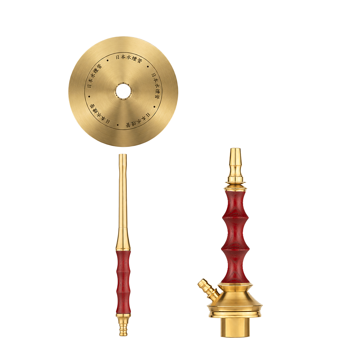 japona-satoshi-gold-shisha-komplettset-46-cm-gold image 1