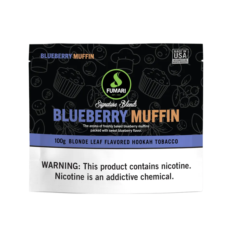 fumari-blueberry-muffin-shisha-tabak-100g-blaubeere image 1