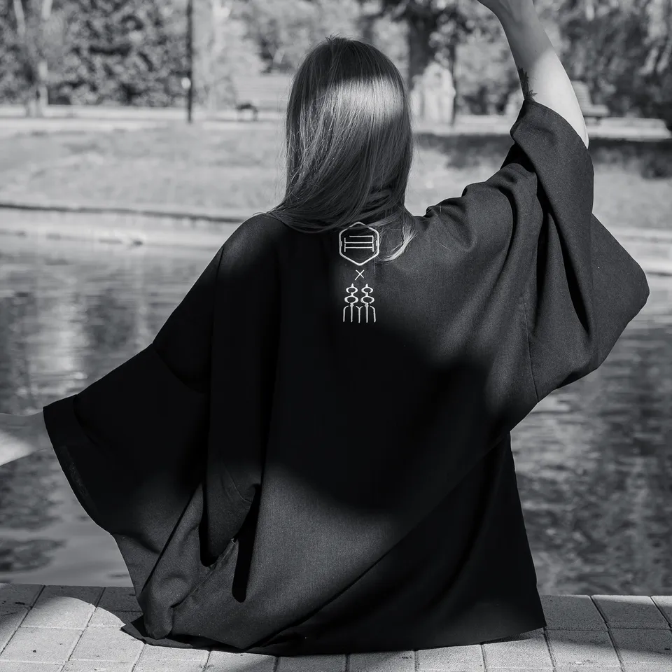 japona-hookah-haori-jacke-schwarz-free-size image 1
