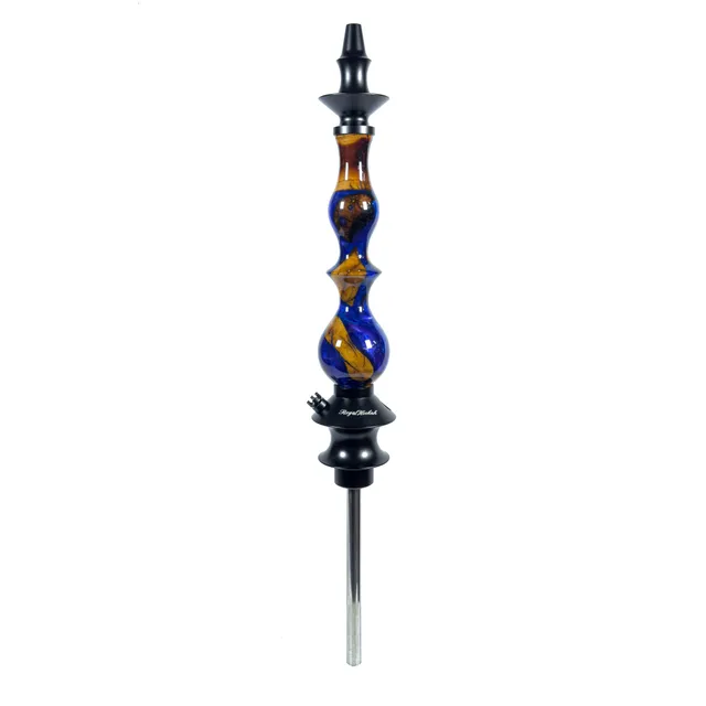 regal-hookah-queen-epoxy-blue-wood-shisha-blau image 1