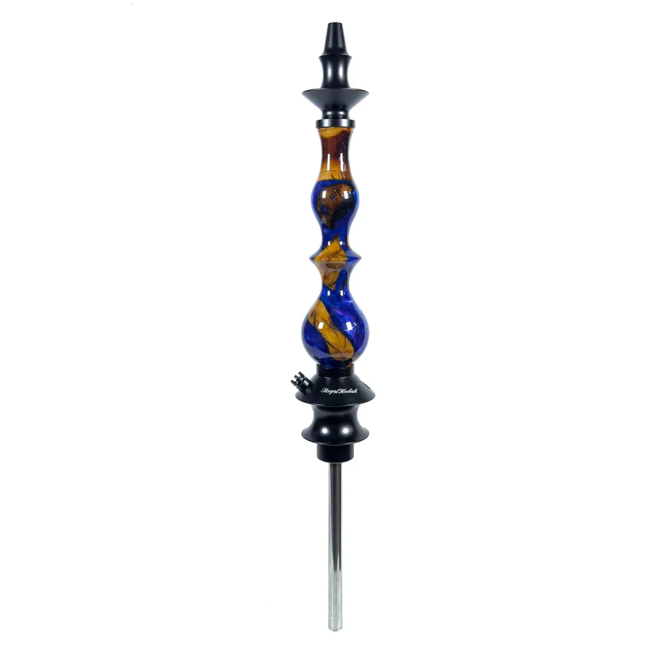 regal-hookah-queen-epoxy-blue-wood-shisha-blau image 1