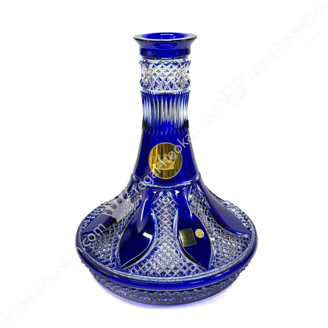 caesar-crystal-regal-blue-gold-glas-bowl-blau-gold image 1