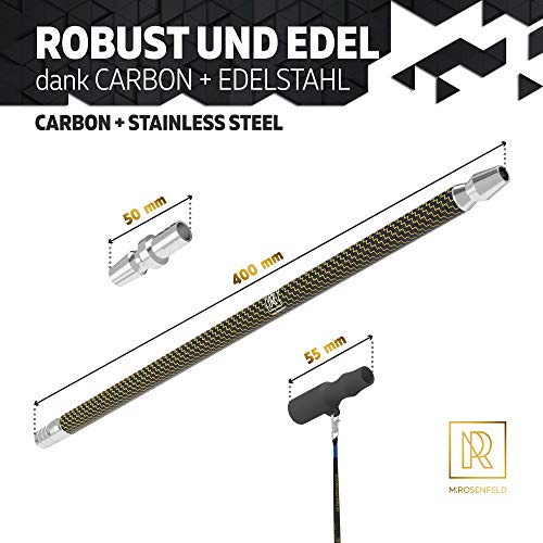 m-rosenfeld-carbon-mundst-ck-gold-40cm-edelstahl image 3