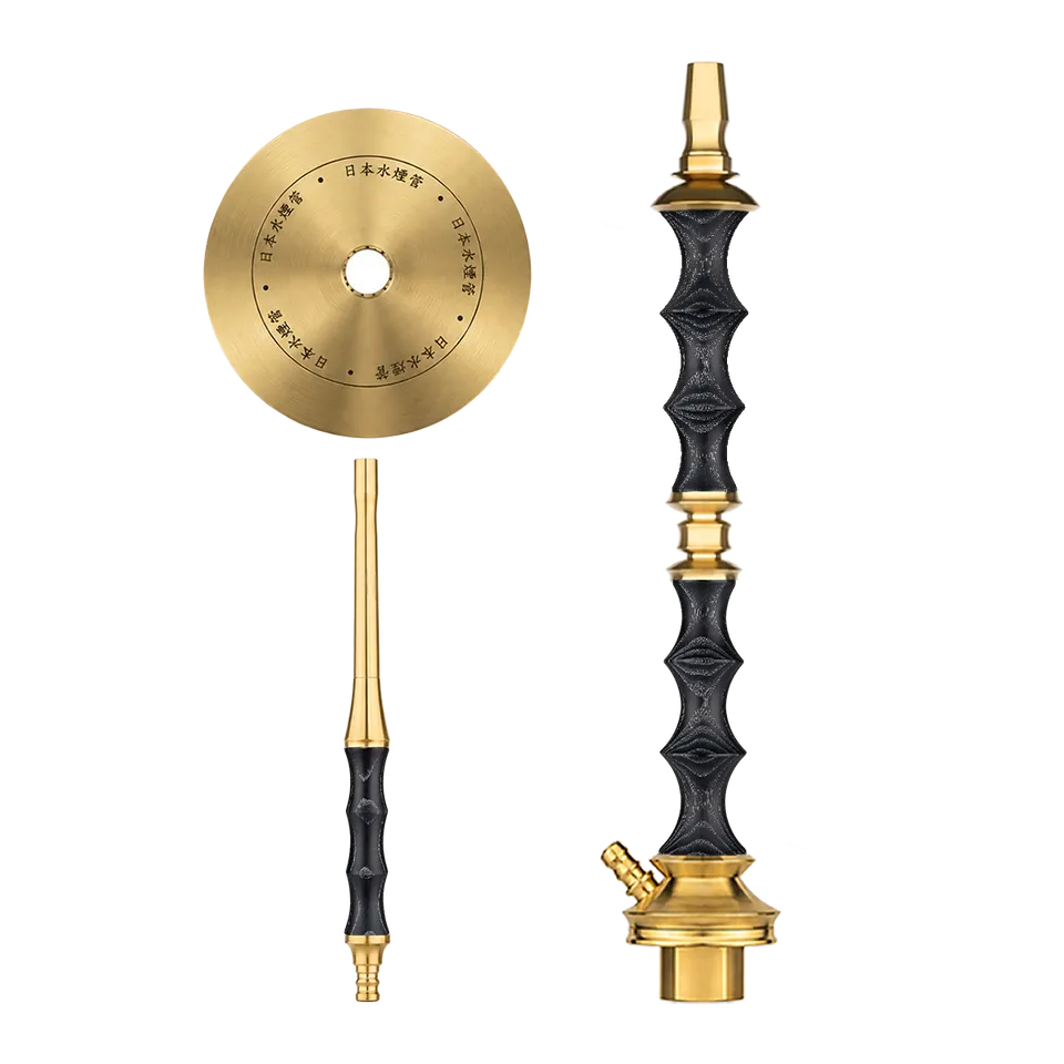 japona-sensei-gold-shisha-komplettset-62-cm-360-blow-off image 1