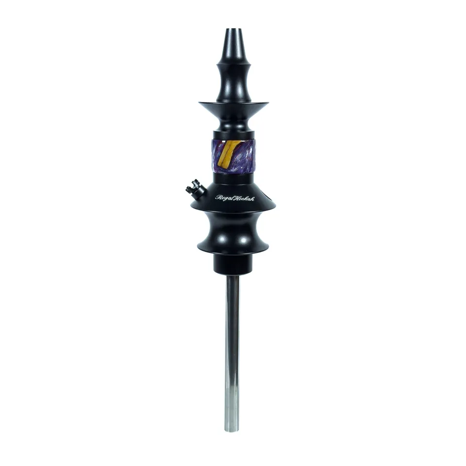 regal-hookah-pawn-epoxy-purple-wood-shisha-lila-holz image 1