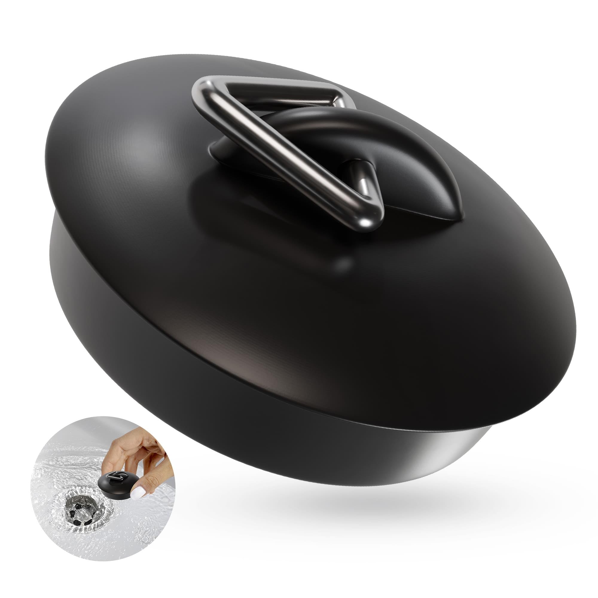 m-rosenfeld-home-abflussstopfen-45-mm-gummi-schwarz-haken image 1