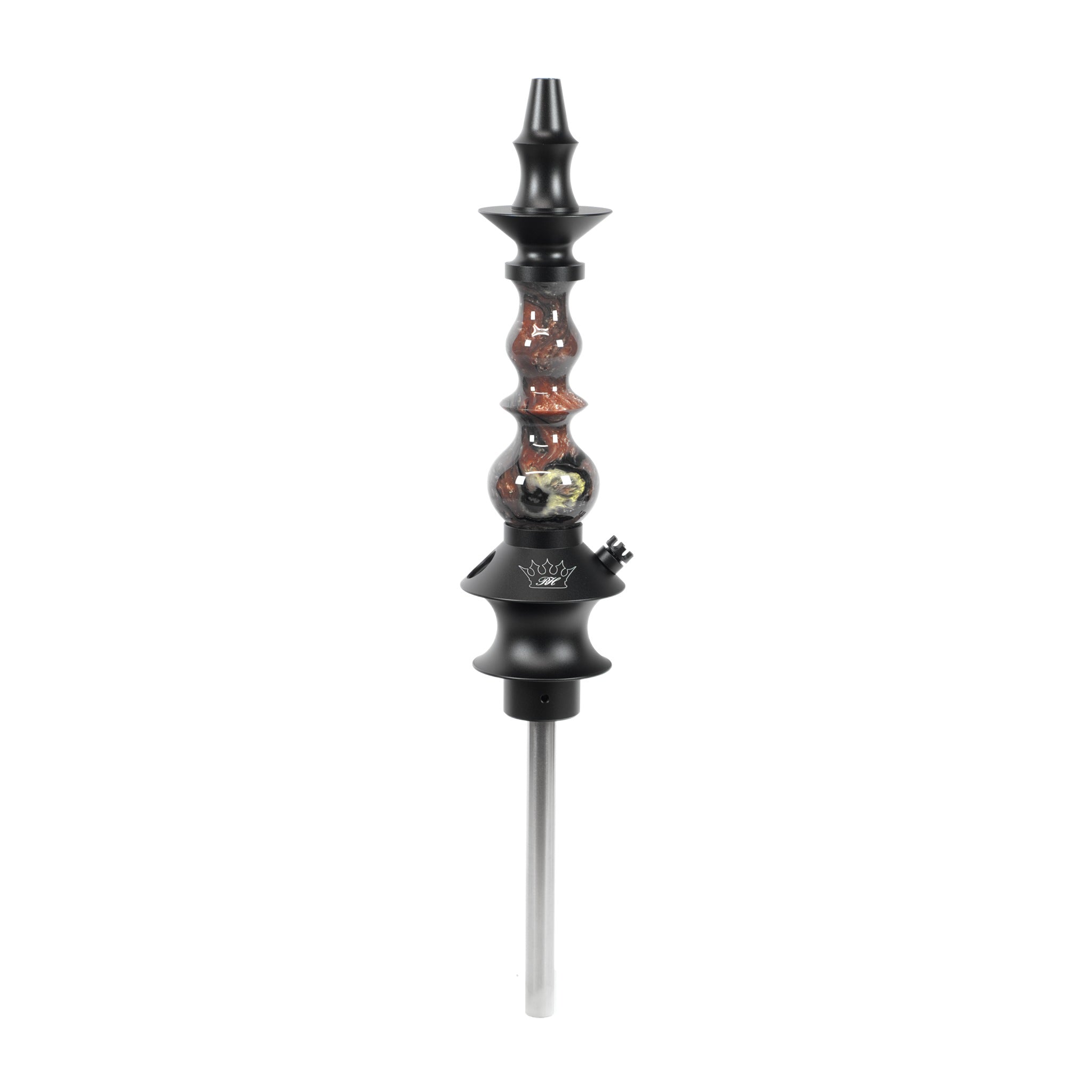 regal-hookah-pawn-queen-epoxy-coffee-swirl-shisha image 1