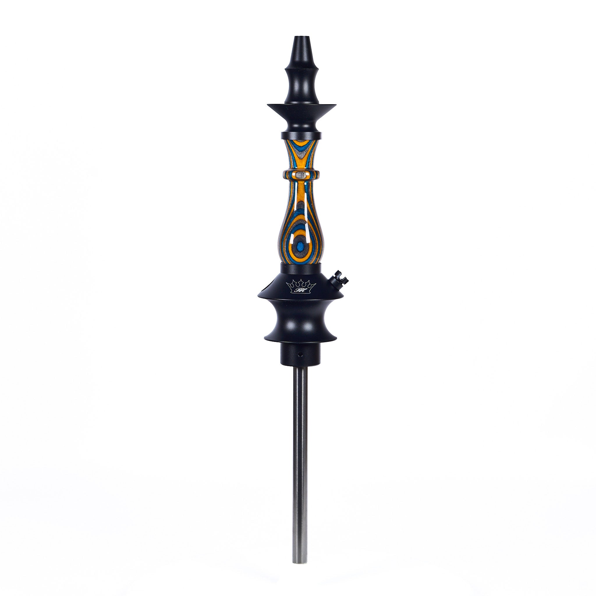 regal-prince-dw-aqua-fire-shisha-blau-orange-holz image 1