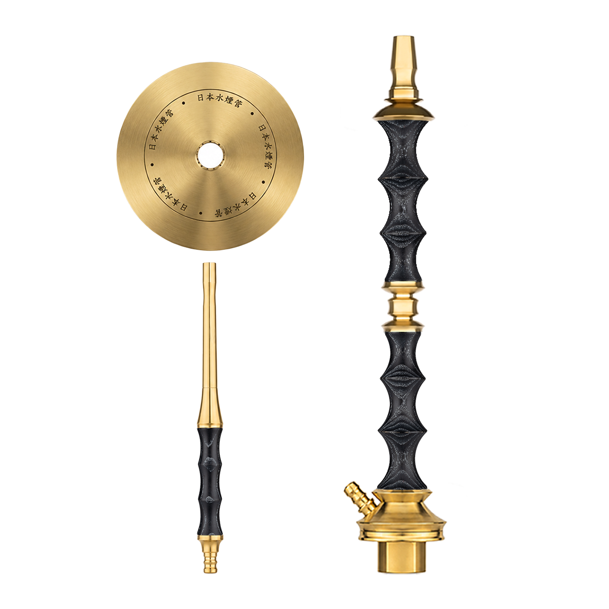 japona-sensei-gold-shisha-komplettset-62-cm-360-blow-off image 1