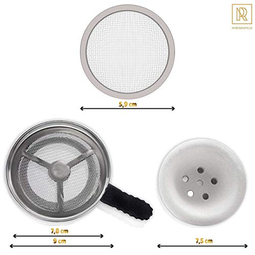 m-rosenfeld-tonkopf-wei-set-mit-kaminaufsatz-6-loch image 4