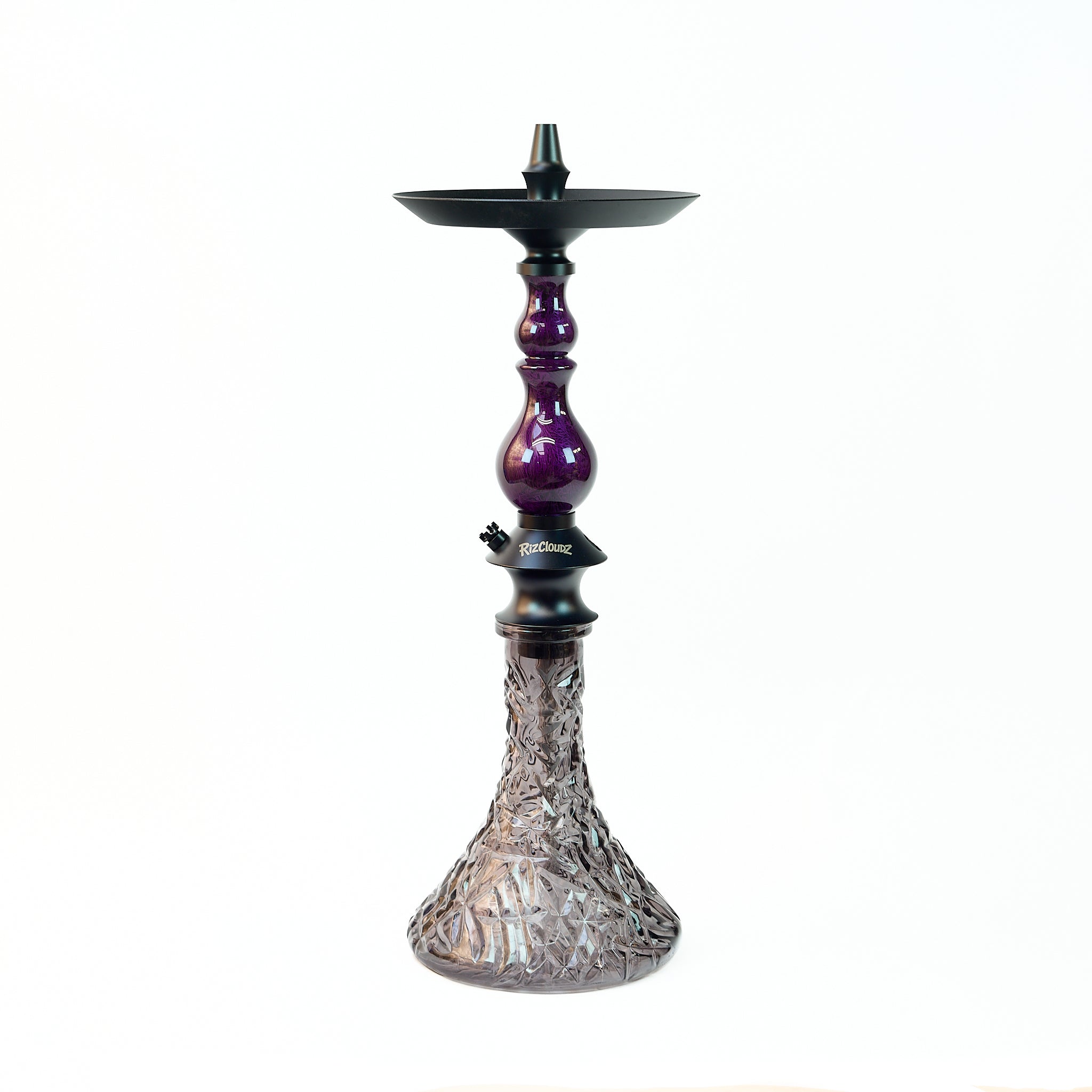 regal-hookah-bishop-purple-shisha-komplettset-rizcloudz image 1