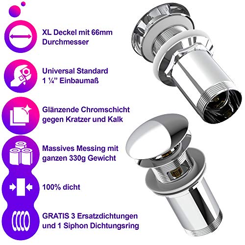 m-rosenfeld-home-ablaufgarnitur-waschbecken-pop-up-chrom-berlauf image 7
