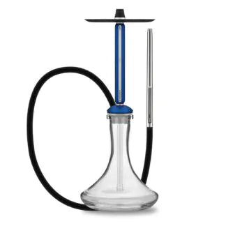 alpha-hookah-echo-shisha-sapphire-blue-edelstahl-kompakt image 1