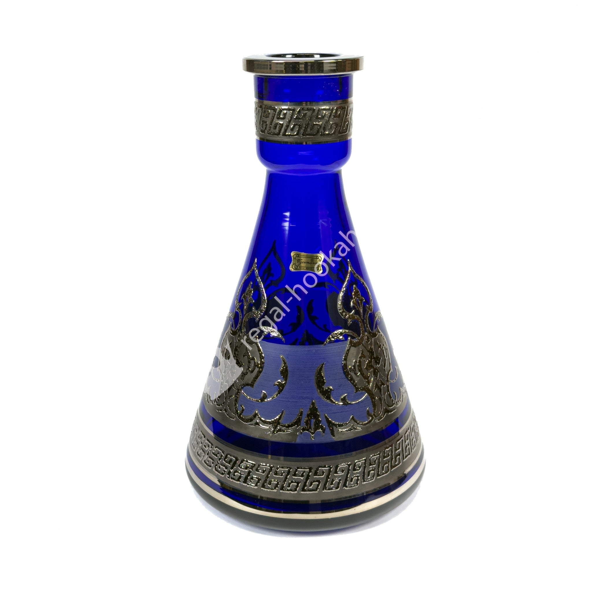 eggerman-corona-blue-platinum-shisha-bowl-glas-blau image 1