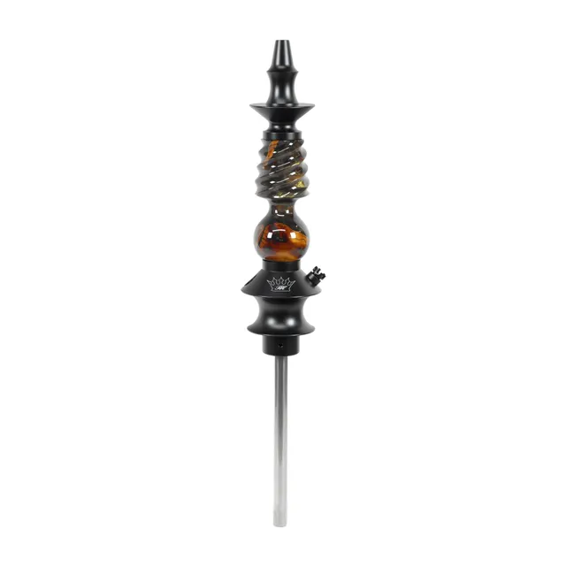 regal-mini-cavalier-shisha-epoxy-burgundy-gold-wood-unikat image 1