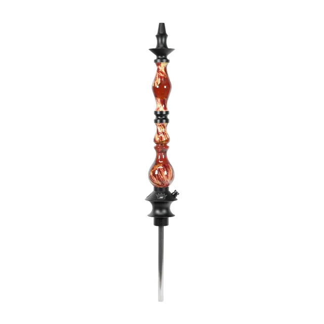 regal-hookah-king-shisha-epoxy-red-wood-unikat image 1