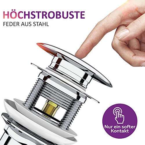 m-rosenfeld-home-ablaufgarnitur-waschbecken-pop-up-chrom-berlauf image 4