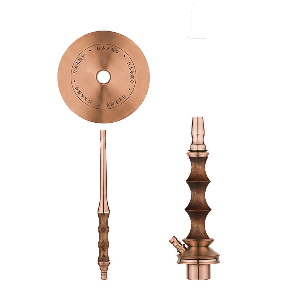 japona-satoshi-bronze-shisha-komplettset-46-cm-titan-beschichtung image 1
