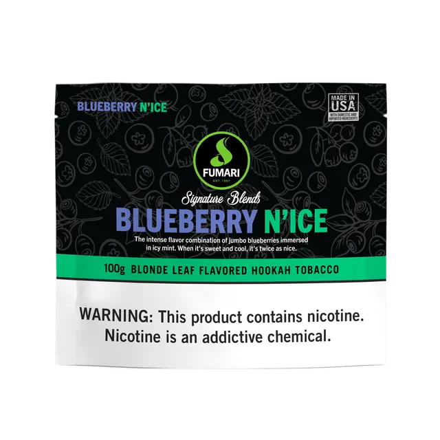 fumari-blueberry-n-ice-shisha-tabak-100g-blaubeer-minze image 1