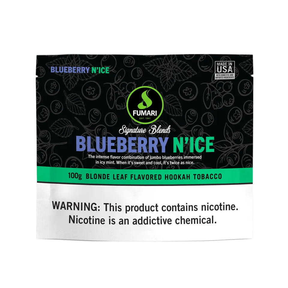 fumari-blueberry-n-ice-shisha-tabak-100g-blaubeer-minze image 1