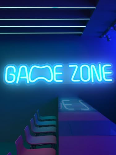 tricase-game-zone-led-lichtzeichen-warmwei-usb-acryl image 1