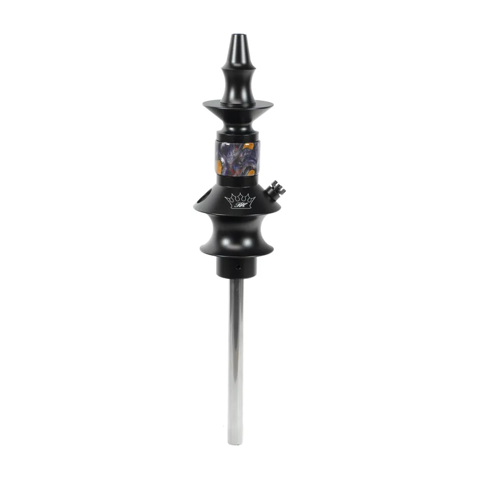 regal-hookah-pawn-epoxy-shisha-purple-dowl-micro-unikat image 1