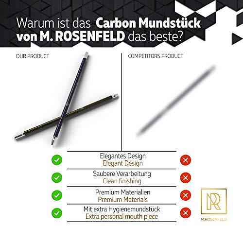 m-rosenfeld-carbon-mundst-ck-gold-40cm-edelstahl image 2