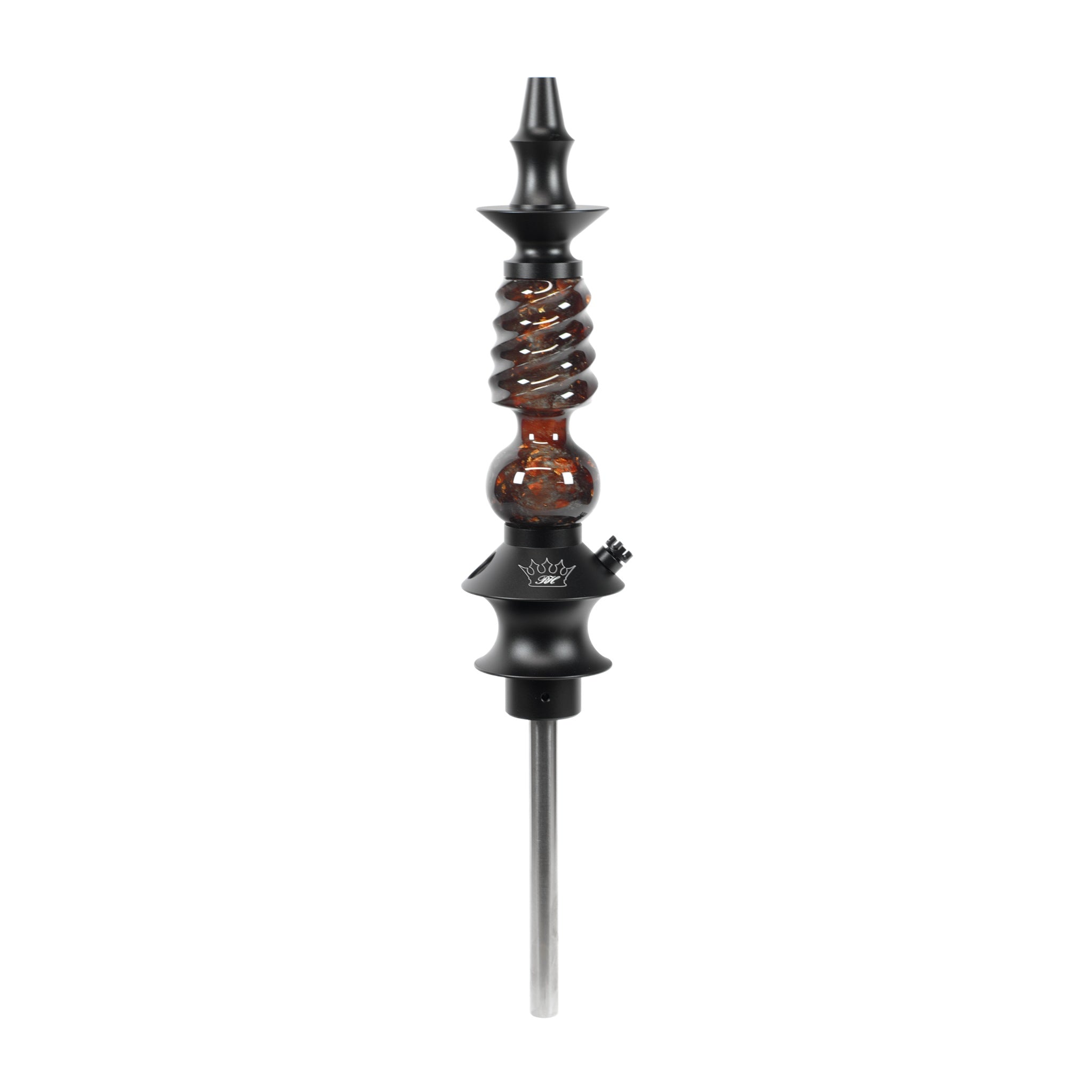 regal-hookah-mini-cavalier-shisha-epoxy-wine-gold-flakes image 1