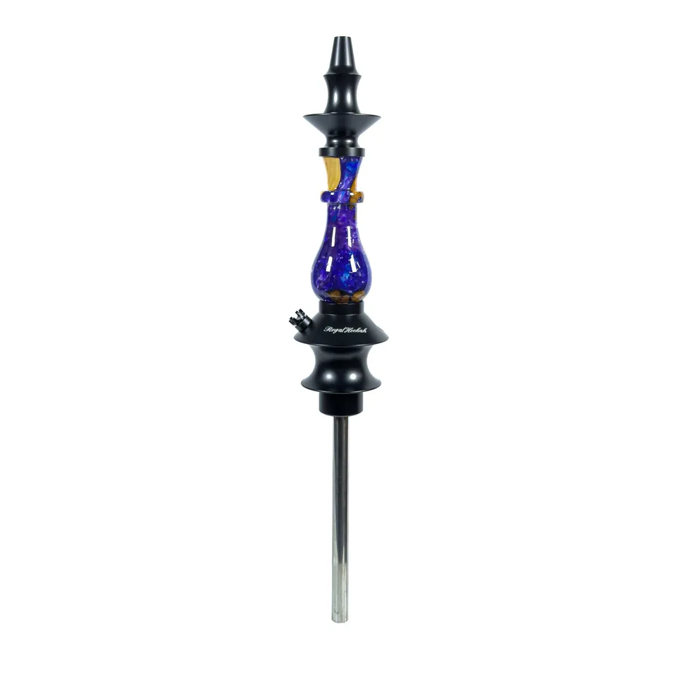 regal-hookah-prince-epoxy-blue-wood-shisha-blau image 1