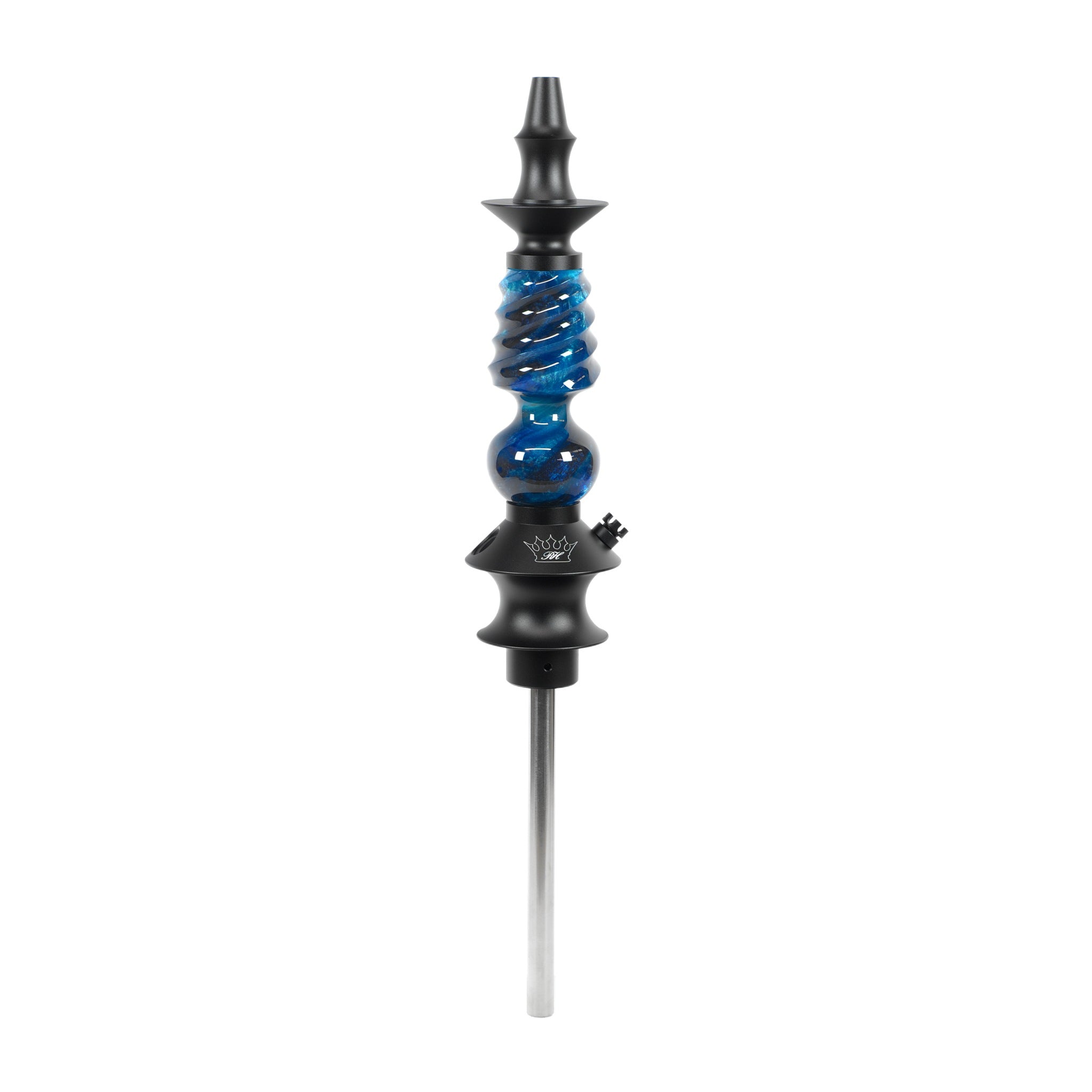 regal-hookah-mini-cavalier-shisha-epoxy-blue-swirl image 1