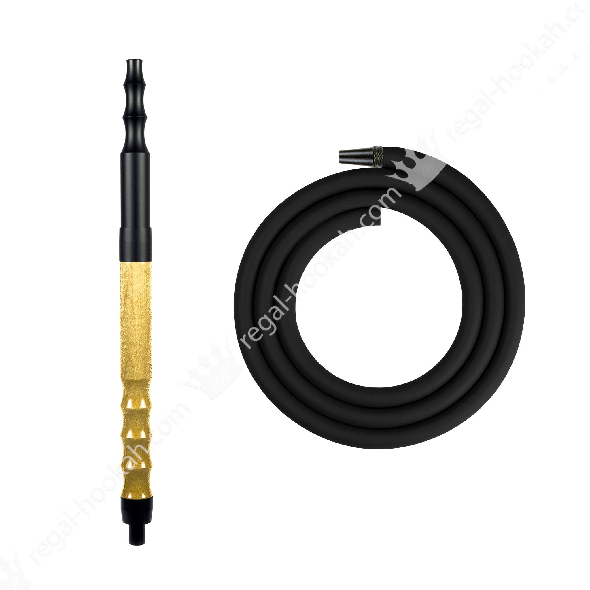 regal-hookah-hose-kit-clear-wood-shisha-schlauch-ahorn image 1