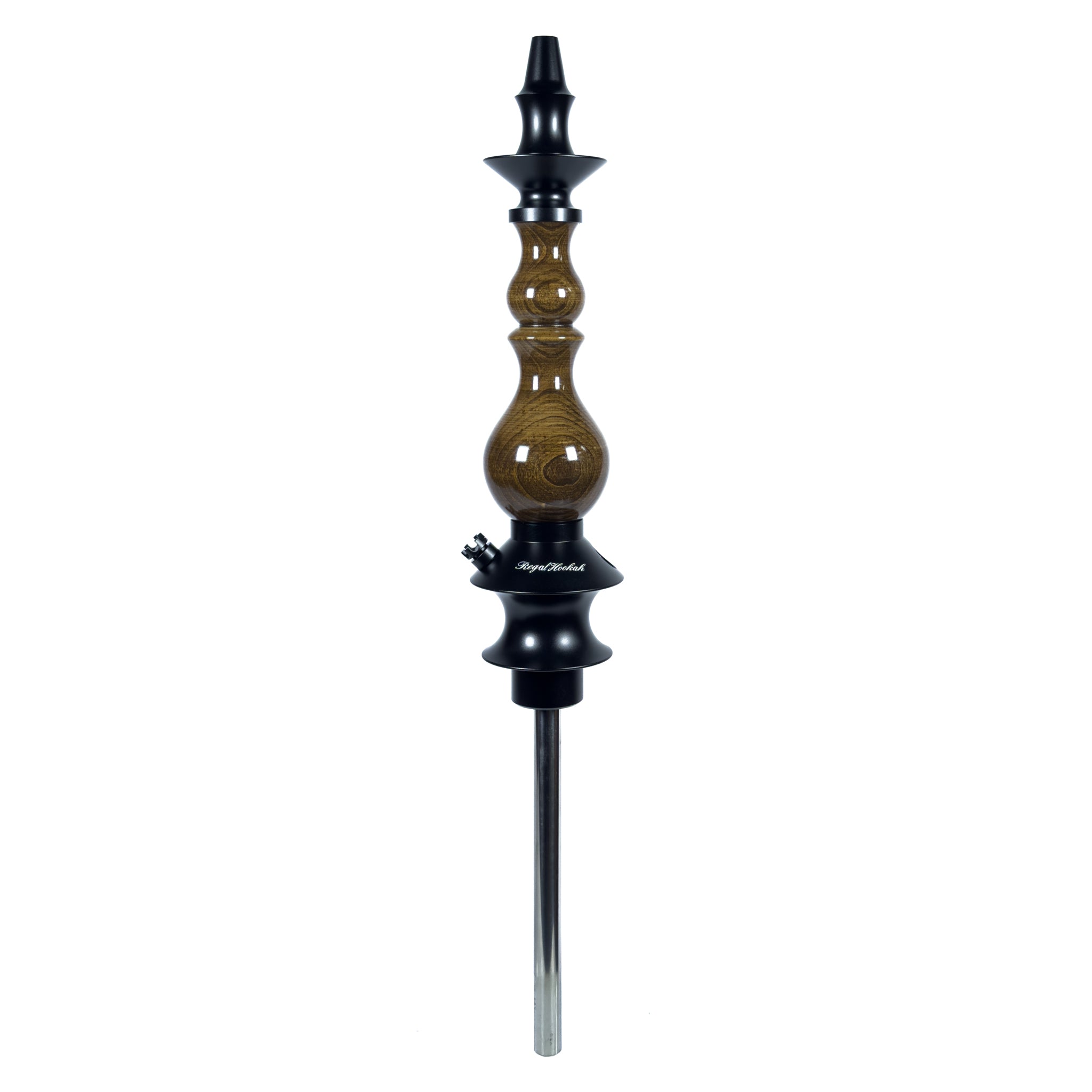 regal-hookah-bishop-brown-wood-shisha-braunes-holz-mittel image 1