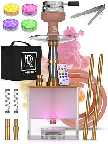 m-rosenfeld-shishas-shisha-2-schl-uche-led-komplettset-acryl image 1