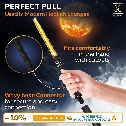m-rosenfeld-shisha-schlauch-mit-mundst-ck-gold-silikon-150-cm image 5