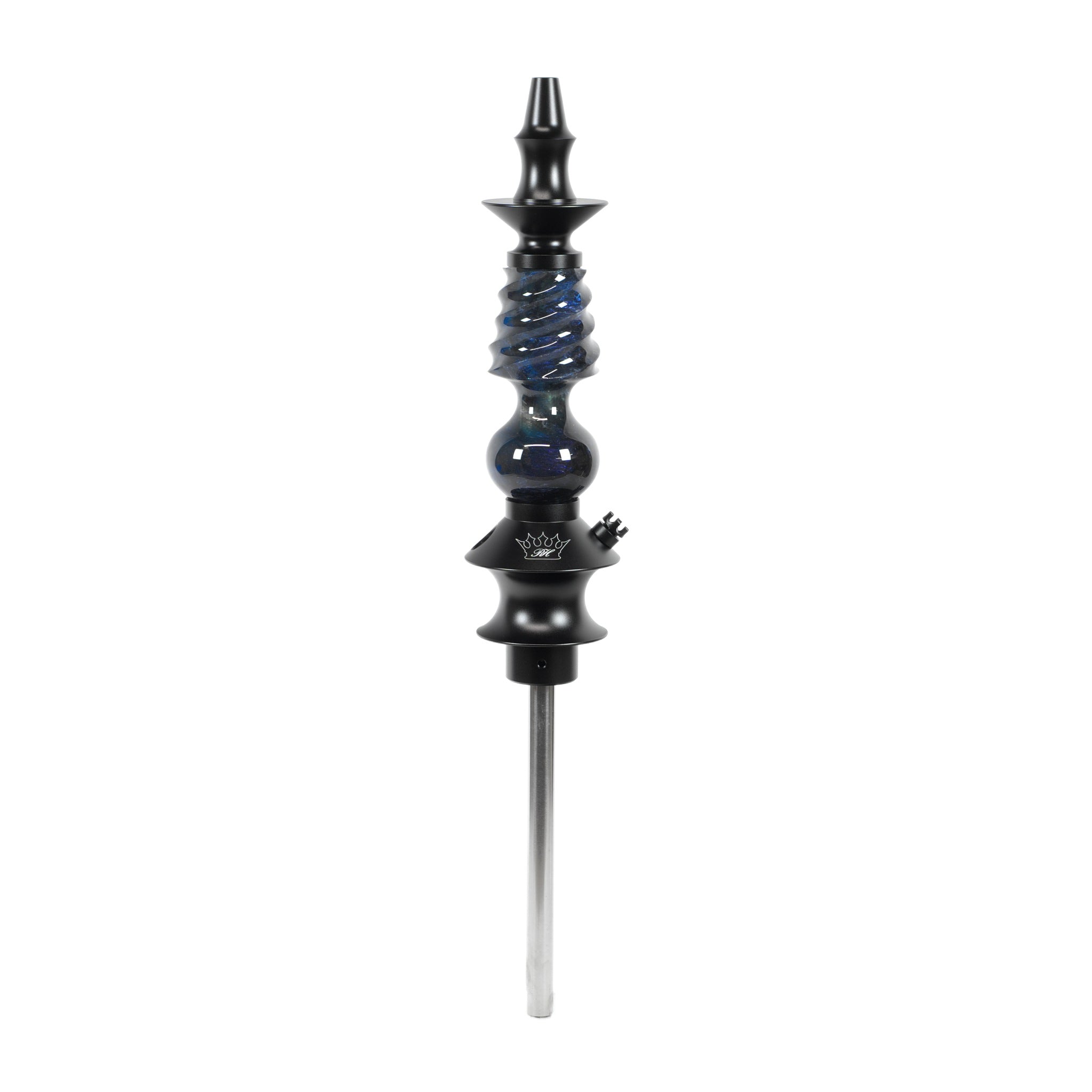 regal-pawn-cavalier-epoxy-shisha-purple-swirl-unikat image 1